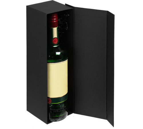 Коробка под бутылку Color Jacket, черная