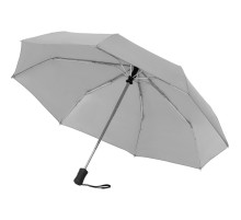 Зонт складной Manifest со светоотражающим куполом, серый