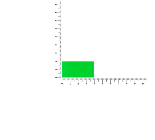 Лейбл из ПВХ Dzeta, S, зеленый неон
