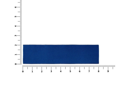 Лейбл тканевый Epsilon, S, синий