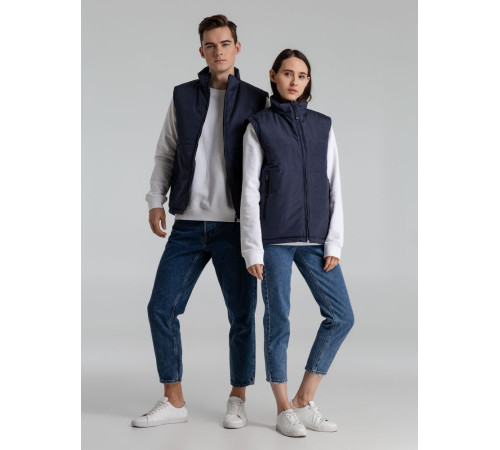 Жилет светоотражающий Lattvind, темно-синий