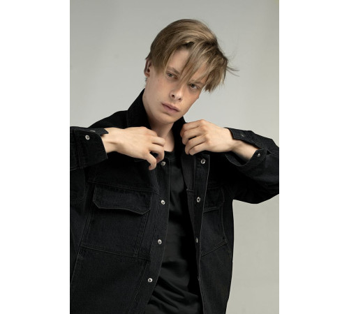 Куртка джинсовая O2, черная