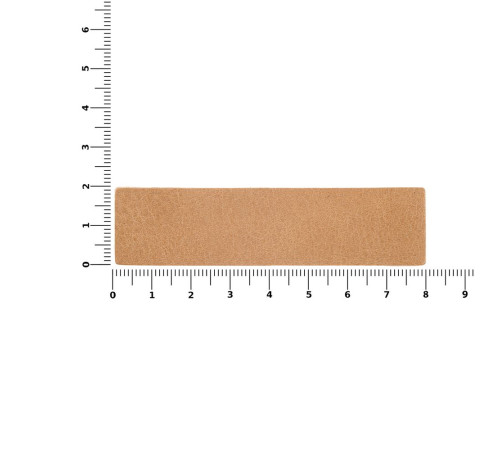 Лейбл кожаный Pasek, бежевый