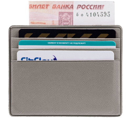 Чехол для карточек Devon, серый