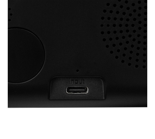 Станция беспроводной зарядки с часами Electron, ver.2, черная