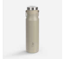 Термобутылка Tateyama, серо-бежевая
