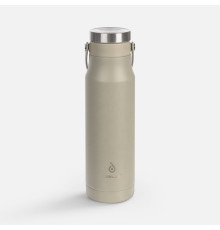 Термобутылка Tateyama, серо-бежевая