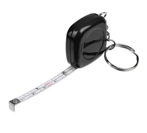 Брелок с рулеткой Metric, черный