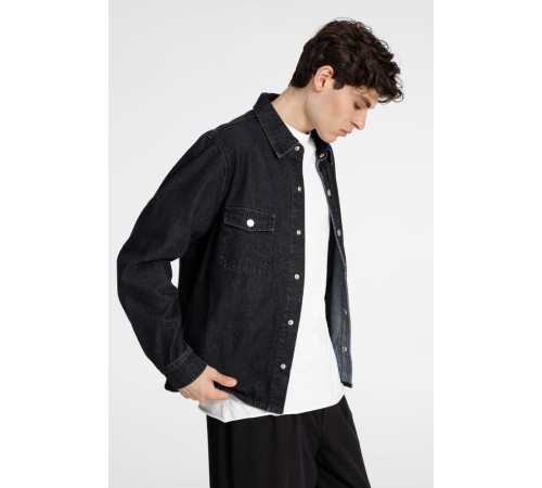 Куртка джинсовая O3, черная