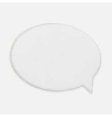 Наклейка тканевая Lunga Bubble, M, белая