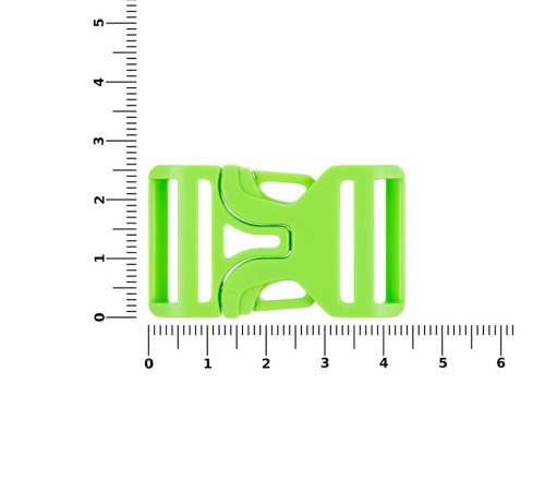 Застежка-пряжка Fibbia, зеленый неон