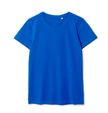 Футболка женская T-bolka Stretch Lady, ярко-синяя (royal)
