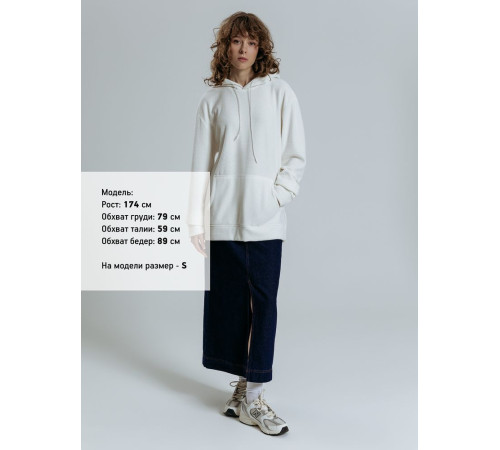 Худи унисекс Prima Vista, белое