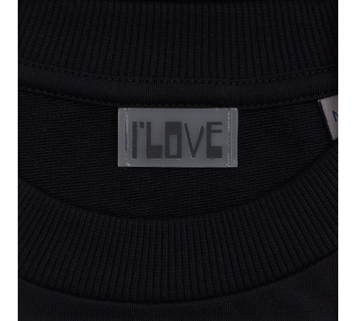 Футболка оверсайз с двойным рукавом Kosmos, черная