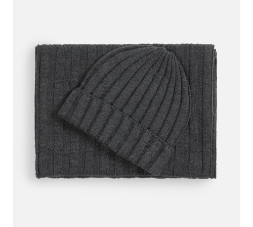 Шарф Metelitsa, темно-серый меланж