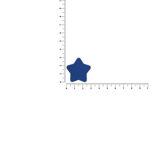 Джибитс из ПВХ «Звезда», синий