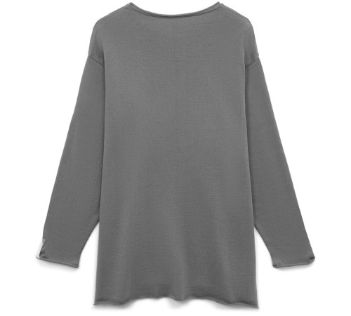 Лонгслив унисекс Siluetti Fuori, серый