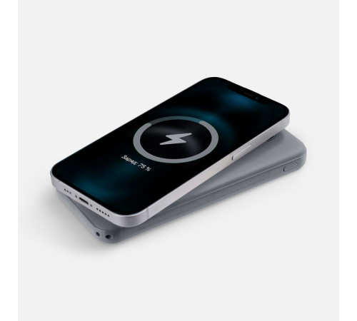 Аккумулятор Omni Qi 10000 мАч, ver.2, серый