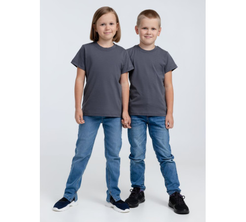 Футболка детская T-Bolka Kids, темно-серая (графит)