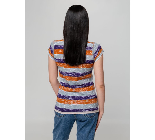Футболка женская Rayet Lady двусторонняя, оранжевая с фиолетовым
