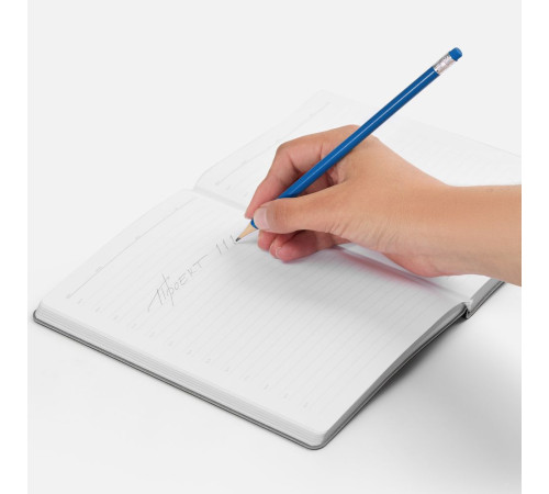 Карандаш простой Hand Friend с ластиком, синий