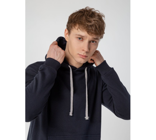 Толстовка с капюшоном Unit Kirenga Heavy, темно-синяя