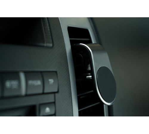 Магнитный держатель для смартфонов Pinch, серебристый