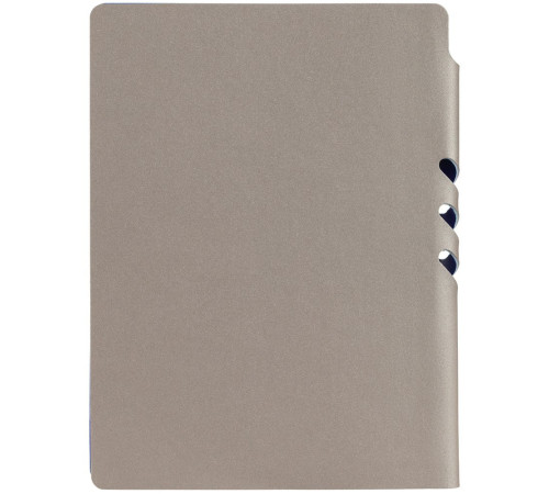 Ежедневник Flexpen, недатированный, серебристо-синий