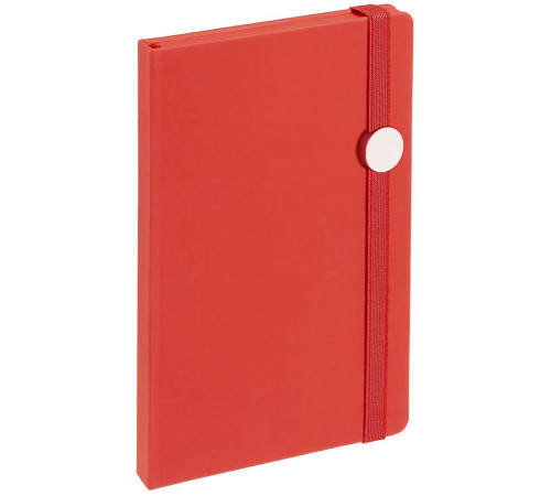 Блокнот Shall Round, красный