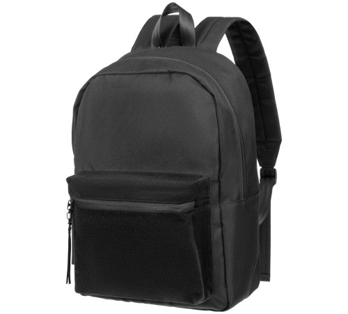 Рюкзак Patch Catcher с карманом из липучки, черный