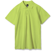 Рубашка поло мужская Summer 170, зеленое яблоко