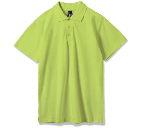 Рубашка поло мужская Summer 170, зеленое яблоко