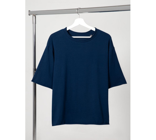 Футболка оверсайз Vozduh 2.0, темно-синяя