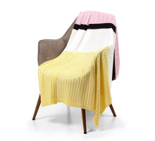 Плед Friolenta, желтый с розовым