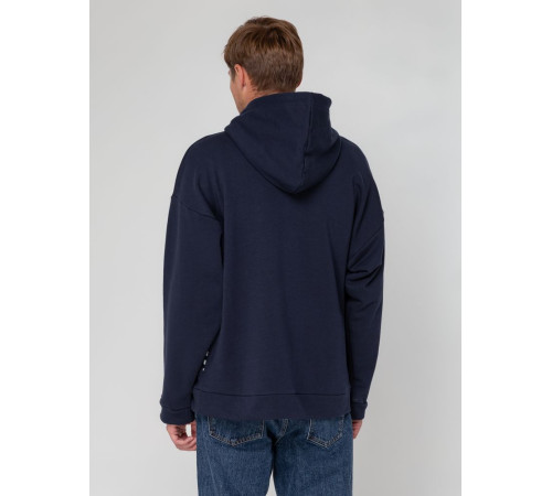 Худи унисекс оверсайз Seamark, темно-синее