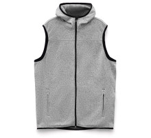 Жилет с капюшоном унисекс Gotland, серый