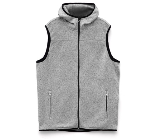 Жилет с капюшоном унисекс Gotland, серый