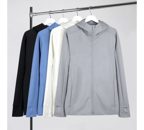 Куртка с капюшоном унисекс Begi, серая