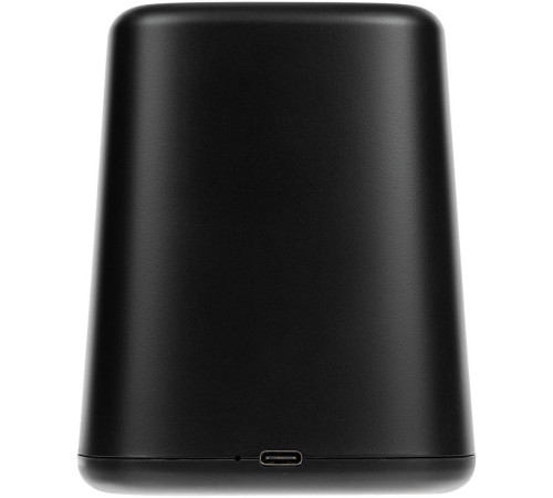 Настольный органайзер с зарядкой, лампой, вентилятором и подсветкой логотипа powerTower, черный