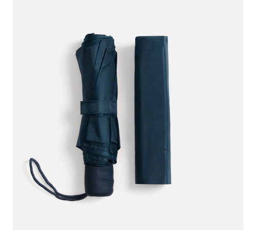 Зонт складной Basic, темно-синий