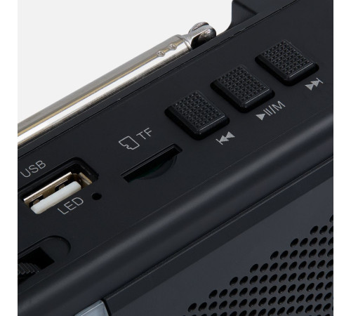 Bluetooth-колонка с радио Comradio, черная