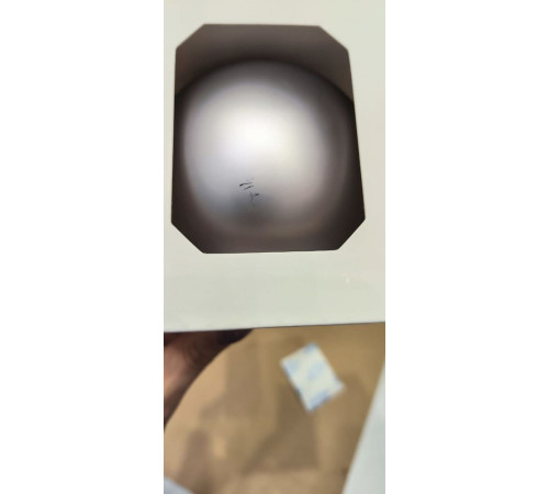 Оформительский шар Finery, 10 см, матовый серебристый