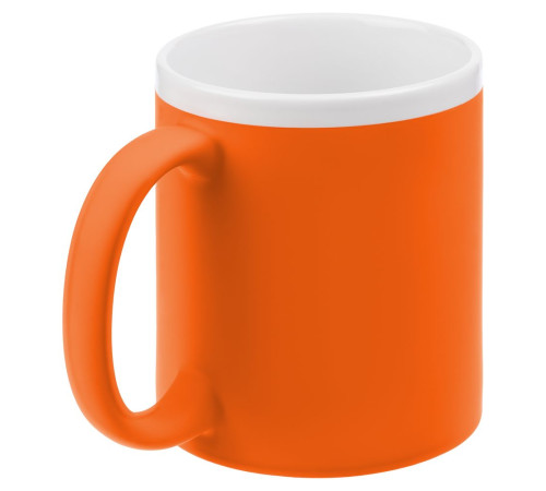 Кружка StopSpot с покрытием софт-тач, оранжевая