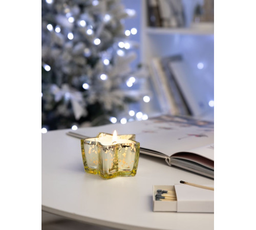 Свеча Wishlight, золотистая