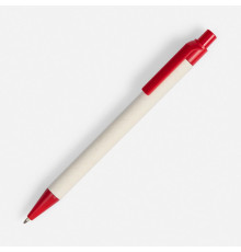 Ручка шариковая MilkMake, красная