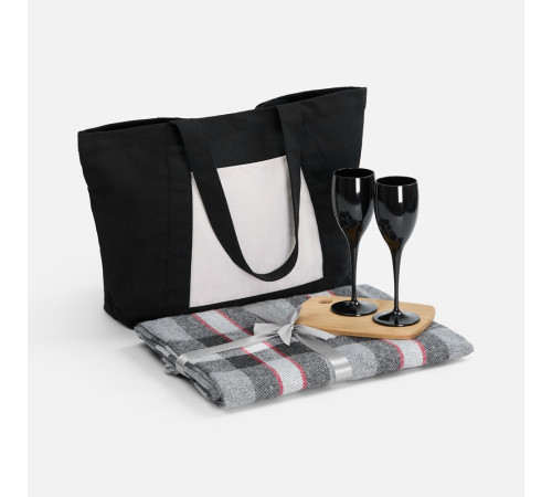 Набор Festin с серым пледом