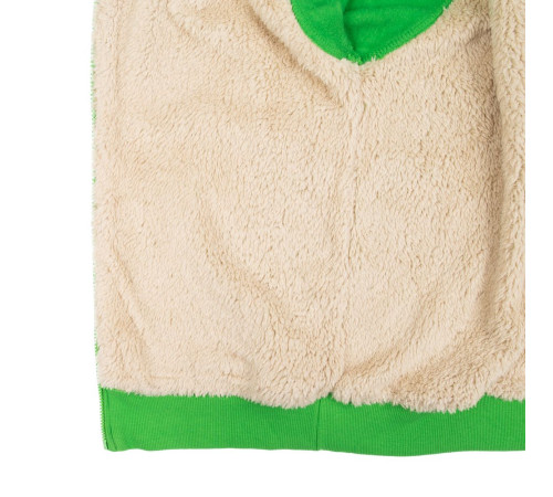 Толстовка унисекс на молнии Sherpa 280, ярко-зеленая