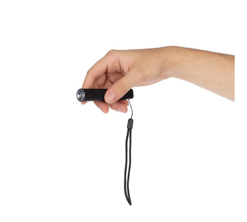 Фонарик аккумуляторный Falkirk, черный