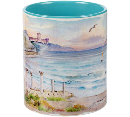 Кружка Promo Plus для сублимационной печати, бирюзовая