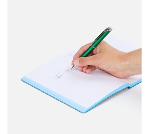 Ручка шариковая Glide, зеленая